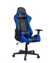 Ver imagem 1 de Cadeira Gamer Pelegrin em Couro Pu Reclinável Pel-3012 Preta e Azul