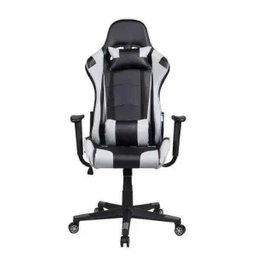 Cadeira Gamer Pelegrin em Couro Pu Reclinável Pel-3012 Preta e Cinza - 1