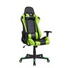 Cadeira Gamer Pelegrin em Couro Pu Reclinável Pel-3012 Preta e Verde - 1