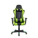 Ver imagem 2 de Cadeira Gamer Pelegrin em Couro Pu Reclinável Pel-3012 Preta e Verde