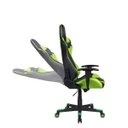 Ver imagem 5 de Cadeira Gamer Pelegrin em Couro Pu Reclinável Pel-3012 Preta e Verde