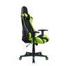 Cadeira Gamer Pelegrin em Couro Pu Reclinável Pel-3012 Preta e Verde - 3