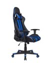Ver imagem 3 de Cadeira Gamer Pelegrin em Couro Pu Reclinável Pel-3013 Preta e Azul