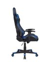 Ver imagem 4 de Cadeira Gamer Pelegrin em Couro Pu Reclinável Pel-3013 Preta e Azul