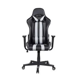 Cadeira Gamer Pelegrin em Couro Pu Reclinável Pel-3013 Preta e Cinza - 2