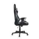 Ver imagem 5 de Cadeira Gamer Pelegrin em Couro Pu Reclinável Pel-3013 Preta e Cinza