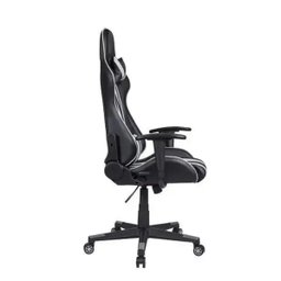 Cadeira Gamer Pelegrin em Couro Pu Reclinável Pel-3013 Preta e Cinza - 5