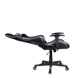 Cadeira Gamer Pelegrin em Couro Pu Reclinável Pel-3013 Preta e Cinza - 3