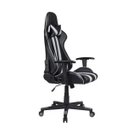 Ver imagem 4 de Cadeira Gamer Pelegrin em Couro Pu Reclinável Pel-3013 Preta e Cinza