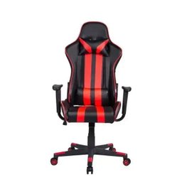 Cadeira Gamer Pelegrin em Couro Pu Reclinável Pel-3013 Preta e Vermelha - 2