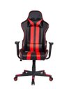 Ver imagem 2 de Cadeira Gamer Pelegrin em Couro Pu Reclinável Pel-3013 Preta e Vermelha