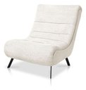 Ver imagem 6 de Poltrona Nathy Confortável com Puff para Sala ou Quarto Boucle Bege Claro Bz Home Decor