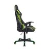 Cadeira Gamer Pelegrin em Couro Pu Reclinável Pel-3013 Preta e Verde - 5