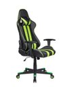 Ver imagem 3 de Cadeira Gamer Pelegrin em Couro Pu Reclinável Pel-3013 Preta e Verde