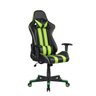 Cadeira Gamer Pelegrin em Couro Pu Reclinável Pel-3013 Preta e Verde - 1