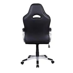 Cadeira Gamer em Couro PU Pelegrin PEL-3007 Preta e Cinza - 6
