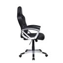 Ver imagem 4 de Cadeira Gamer em Couro PU Pelegrin PEL-3007 Preta e Cinza