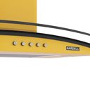 Ver imagem 6 de Coifa Nardelli de Parede Clean Vidro Curvo Amarela 75cm