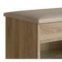 Ver imagem 3 de Sapateira Bau Com Tampo Estofado Sp080 Oak