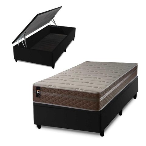 Cama Box Baú Georgia 96x203 com Molas Ensacadas King House
