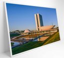 Ver imagem 1 de Quadro Congresso Nacional Brasília - 60x40 Cm - Vidro Impresso