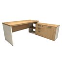 Ver imagem 3 de Mesa de Escritório em L 170cm com Balcão e 3 Gavetas