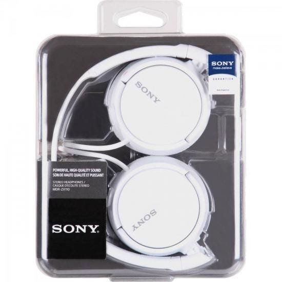 Fone de Ouvido Headphone Sony Mdrzx110 Dobrável 1000Mw - 3