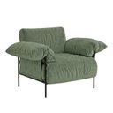 Ver imagem 3 de Poltrona Industrial Basileia 105cm Yescasa Veludo Tx Verde Pistache