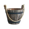 Vaso Balde de Madeira 17cm - 1