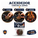 Ver imagem 4 de Acendedor de Carvão Lenha Churrasqueira Rápido Prático 10un