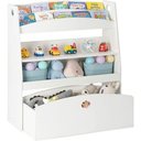 Ver imagem 1 de Organizador Infantil Liz Baú Livreiro 2 Prateleiras MDF 73cm Branco Woodcore