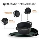 Ver imagem 4 de Kit 4 Caçarolas Miniatura 6 Cm 100ml em Ferro Fundido Panela Mineira