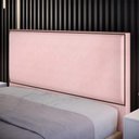 Ver imagem 7 de Cabeceira Box Casal King Com Tachas 195 Cm Suede Rosê