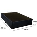 Ver imagem 3 de Cama Box Baú Casal Sintético Sereneprime Preto 138x188x44