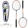 Kit Raquete de Badminton C/ 3 Petecas Laranja - Art Sport - 3