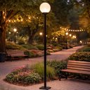 Ver imagem 2 de Poste para Praça Jardim Iluminação Externa 2m Alumínio Preto Global Dital sem Globo