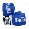 Kit Boxe Thai Orion -Luva Bandagem Bucal Caneleira -08 oz AZ/BC - 4