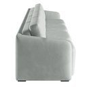 Ver imagem 7 de Sofá Cama Modulado Retrátil e Reclinável Decorativo Varsóvia 436cm Veludo Cinza G33 - Gran Belo