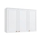 Ver imagem 2 de Armário Aéreo para Cozinha 3 Portas 120cm Americana Branco