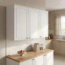 Ver imagem 1 de Armário Aéreo para Cozinha 3 Portas 120cm Americana Branco