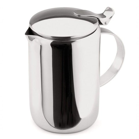 Bule de Aço Inox com Tampa Alça 550ml Café Chá Leite Água Serviço de Mesa Servir Casa Cozinha