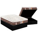 Ver imagem 1 de Cama Box Baú Casal: Colchão Molas Pocket Ensacadas Castor Silver Star Air Híbrido + Base CRC Courano