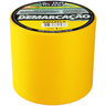 Fita Demarcação de Solo Pvc 100 Mm X 30 Metros - Amarela - 3