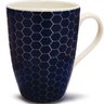 Xícara Caneca Cerâmica Para Café Ou Chá Jantar Manhã 320ml Azul Marinho - 1