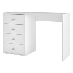 Escrivaninha Mesa para Escritório 4 Gavetas Multimóveis CR25083 Branca - 2