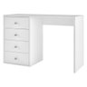 Escrivaninha Mesa para Escritório 4 Gavetas Multimóveis CR25083 Branca - 2
