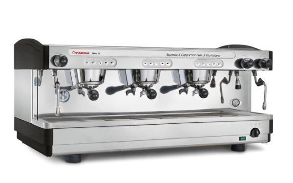 Máquina de Café Expresso Comercial Faema E98 Re A3 220v 3 Grupos Inox - 1