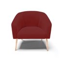 Ver imagem 5 de Poltrona Sala Decorativa Stella Pé Palito Natural Veludo Marsala D03 - D’Rossi