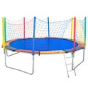 Ver imagem 1 de Cama Elástica 3,66M ChicoPlay Lona Azul Nacional Com Emenda