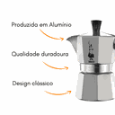 Ver imagem 5 de Cafeteira Italiana Moka Express 3 Xícaras - Bialetti